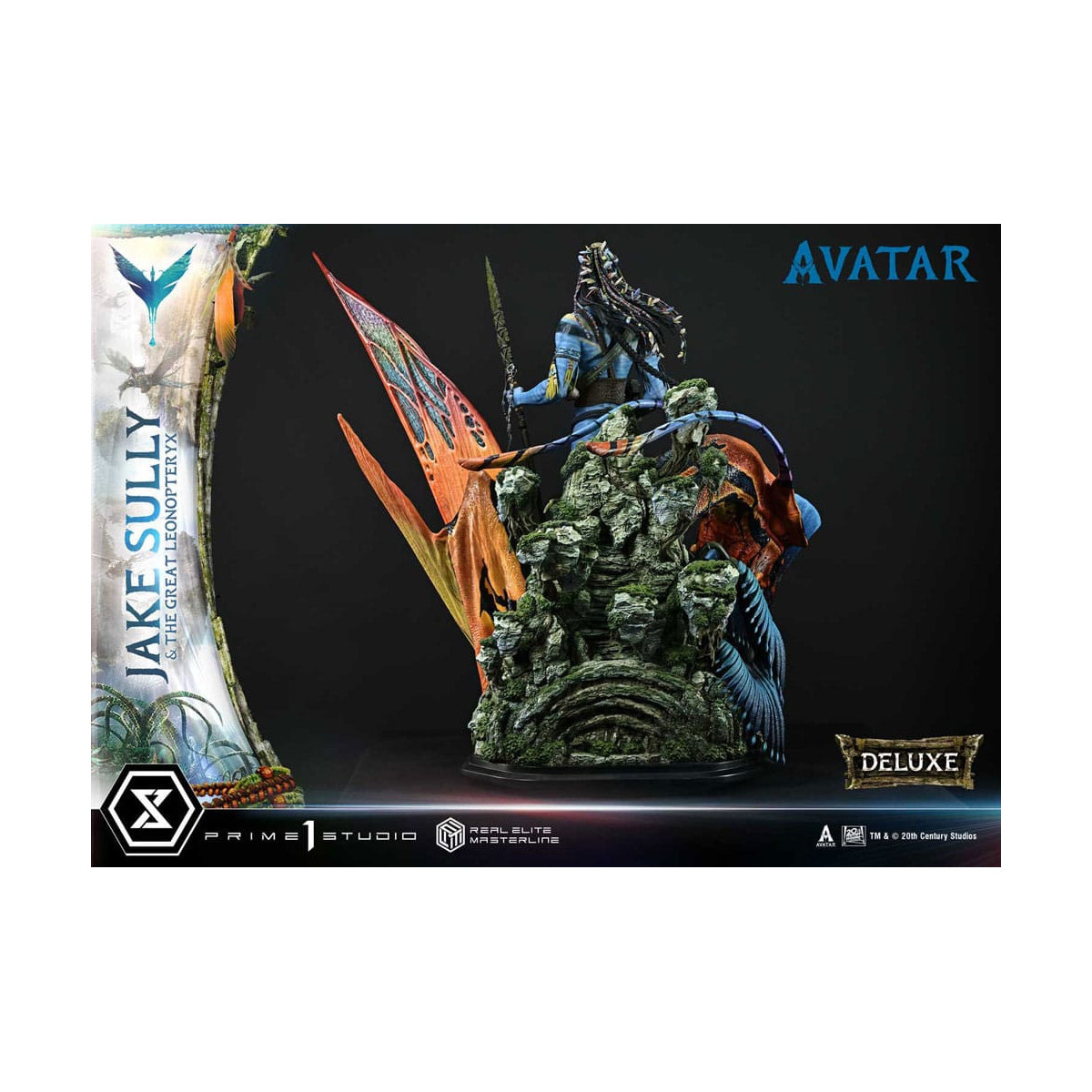 Prime 1 Studio Avatar - Jake Sully & The Great Leonopteryx Deluxe Version 1/4