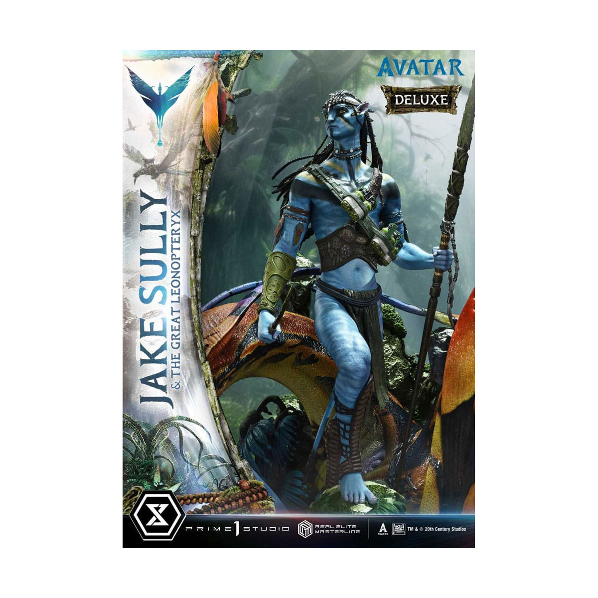 Prime 1 Studio Avatar - Jake Sully & The Great Leonopteryx Deluxe Version 1/4