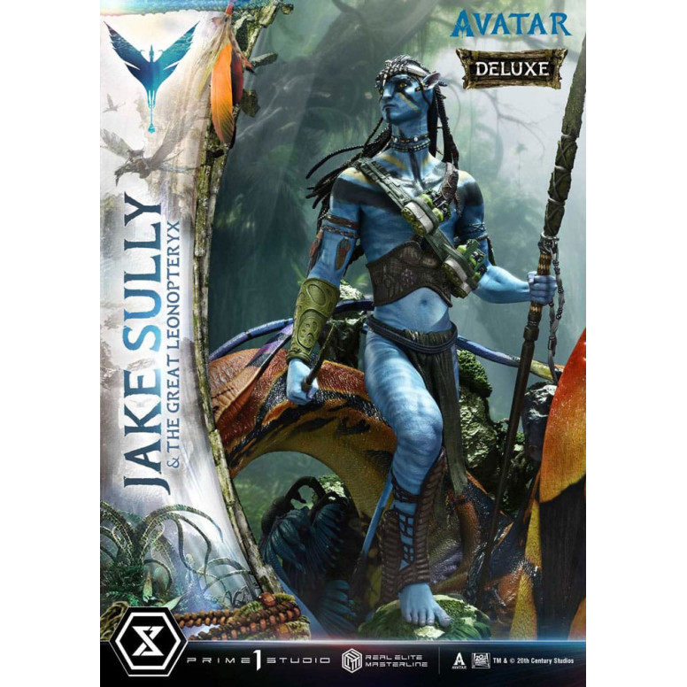 Prime 1 Studio Avatar - Jake Sully & The Great Leonopteryx Deluxe Version 1/4
