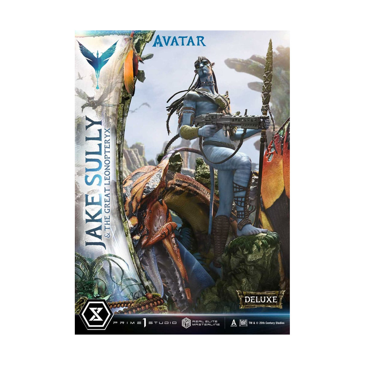 Prime 1 Studio Avatar - Jake Sully & The Great Leonopteryx Deluxe Version 1/4