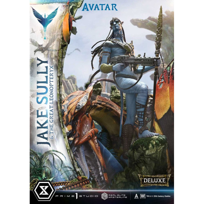 Prime 1 Studio Avatar - Jake Sully & The Great Leonopteryx Deluxe Version 1/4