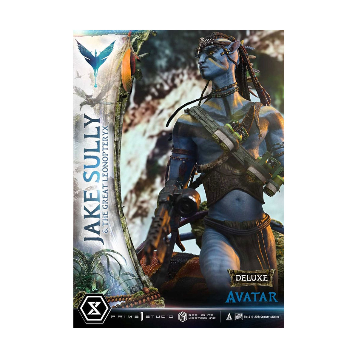 Prime 1 Studio Avatar - Jake Sully & The Great Leonopteryx Deluxe Version 1/4