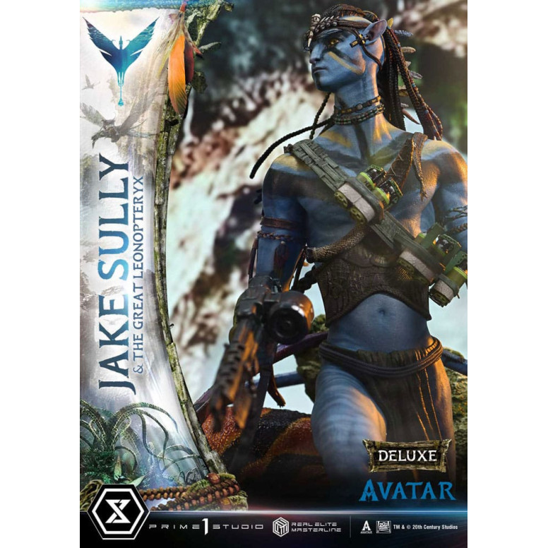 Prime 1 Studio Avatar - Jake Sully & The Great Leonopteryx Deluxe Version 1/4