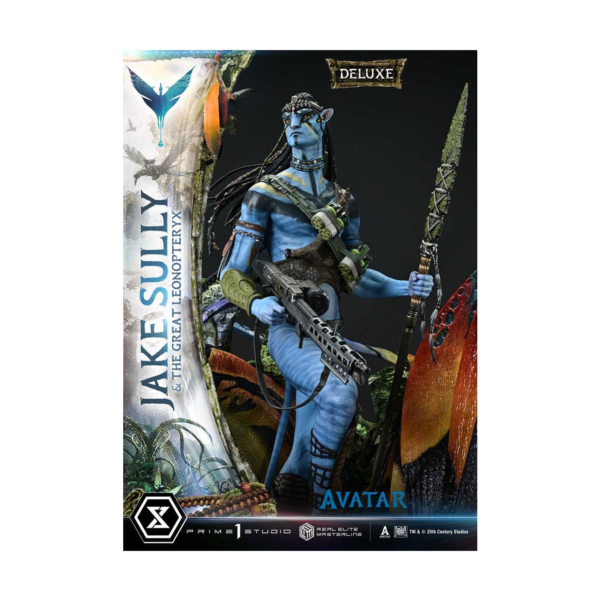 Prime 1 Studio Avatar - Jake Sully & The Great Leonopteryx Deluxe Version 1/4