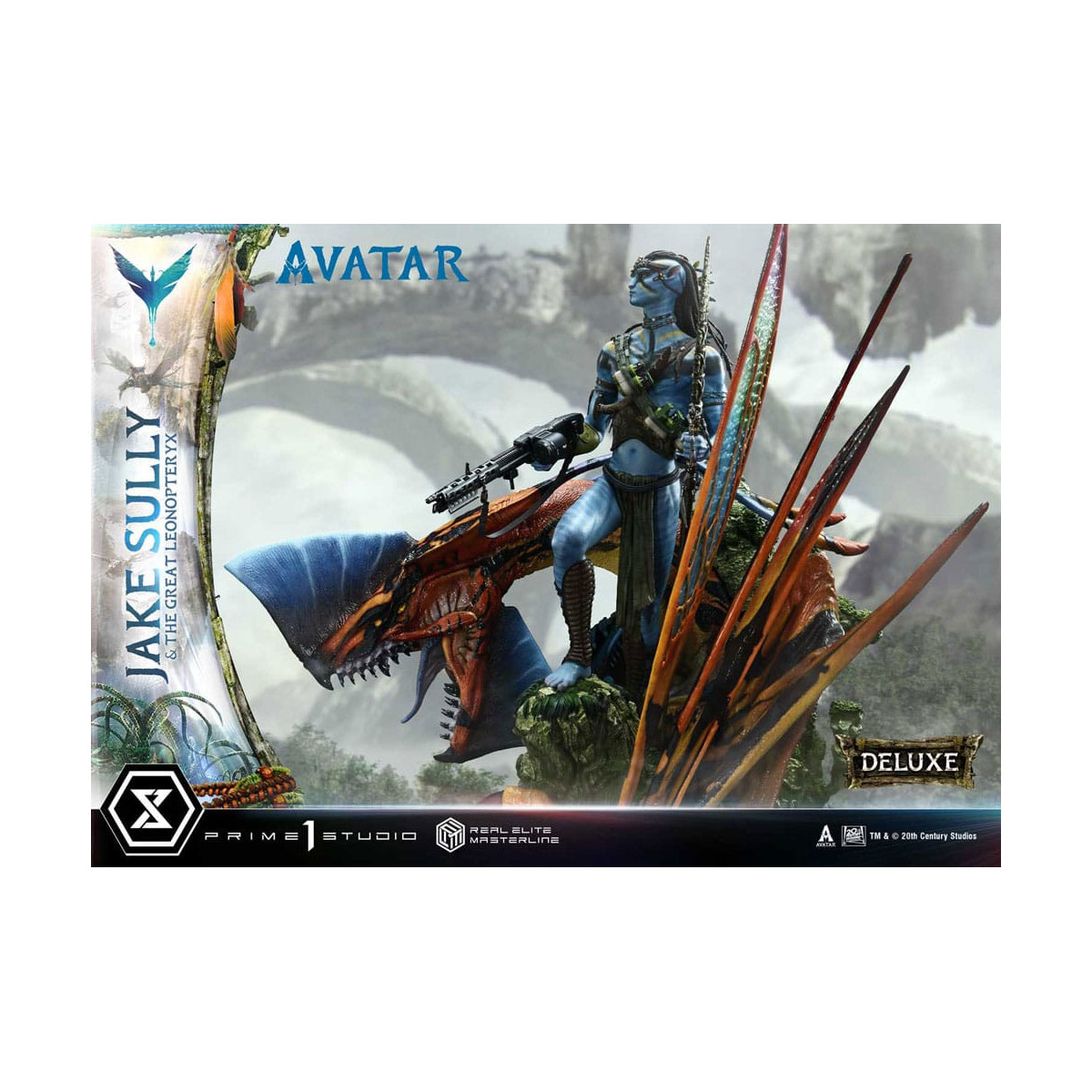 Prime 1 Studio Avatar - Jake Sully & The Great Leonopteryx Deluxe Version 1/4