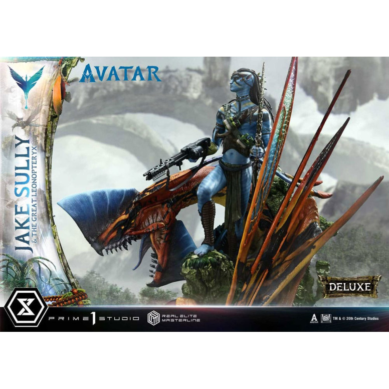 Prime 1 Studio Avatar - Jake Sully & The Great Leonopteryx Deluxe Version 1/4
