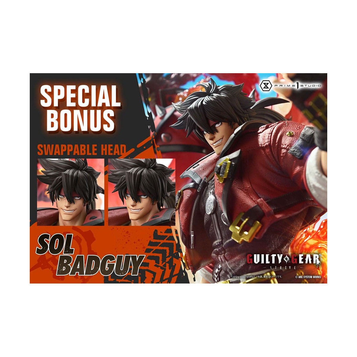 Prime 1 Studio - Guilty gear Strive - Sol Badguy Bonus Version Premium Masterline Series 1/4