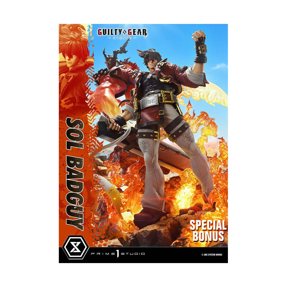 Prime 1 Studio - Guilty gear Strive - Sol Badguy Bonus Version Premium Masterline Series 1/4