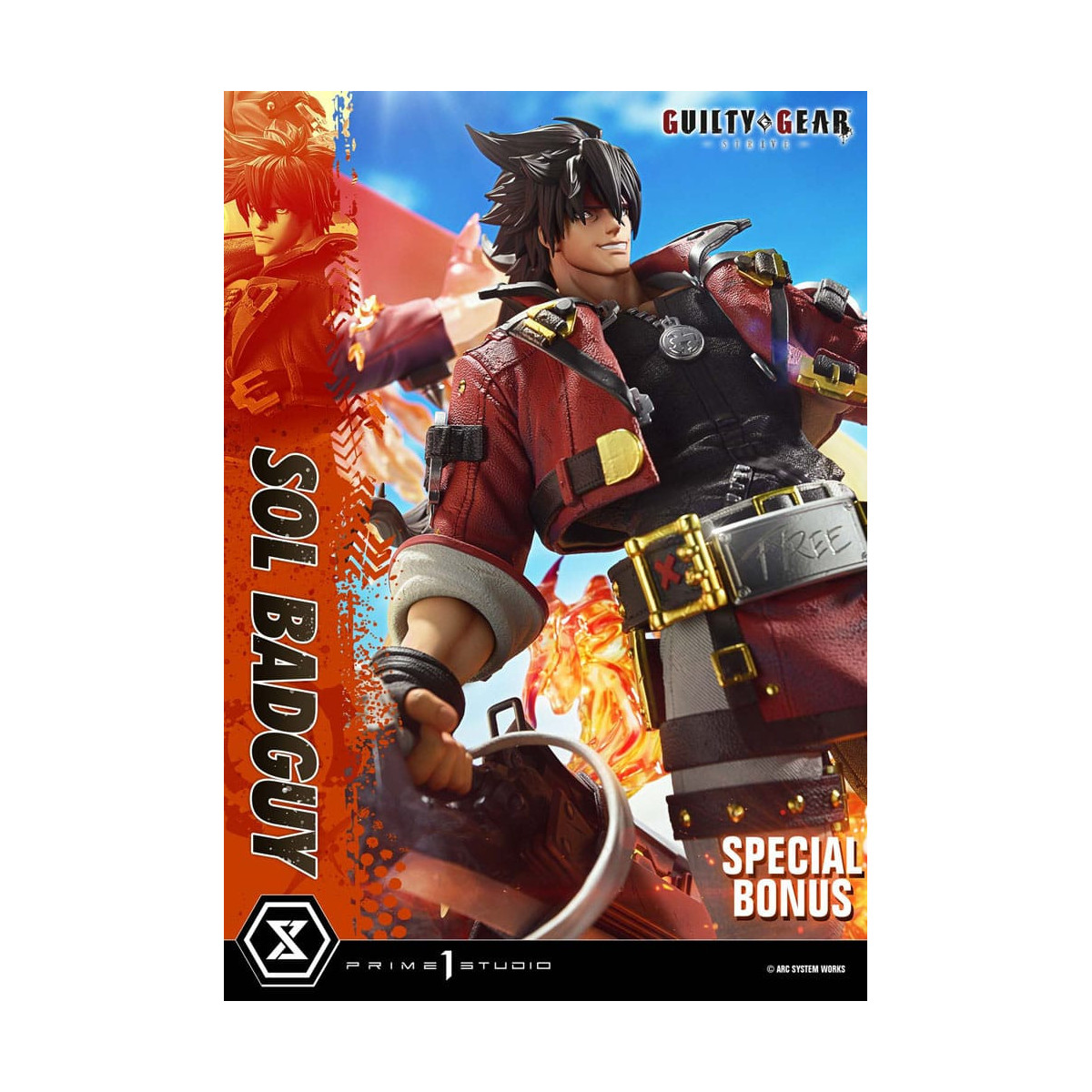 Prime 1 Studio - Guilty gear Strive - Sol Badguy Bonus Version Premium Masterline Series 1/4
