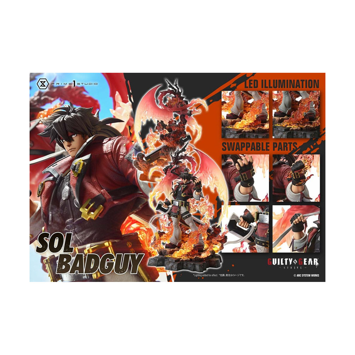 Prime 1 Studio - Guilty gear Strive - Sol Badguy Bonus Version Premium Masterline Series 1/4