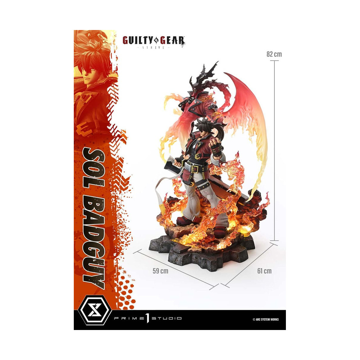 Prime 1 Studio - Guilty gear Strive - Sol Badguy Bonus Version Premium Masterline Series 1/4