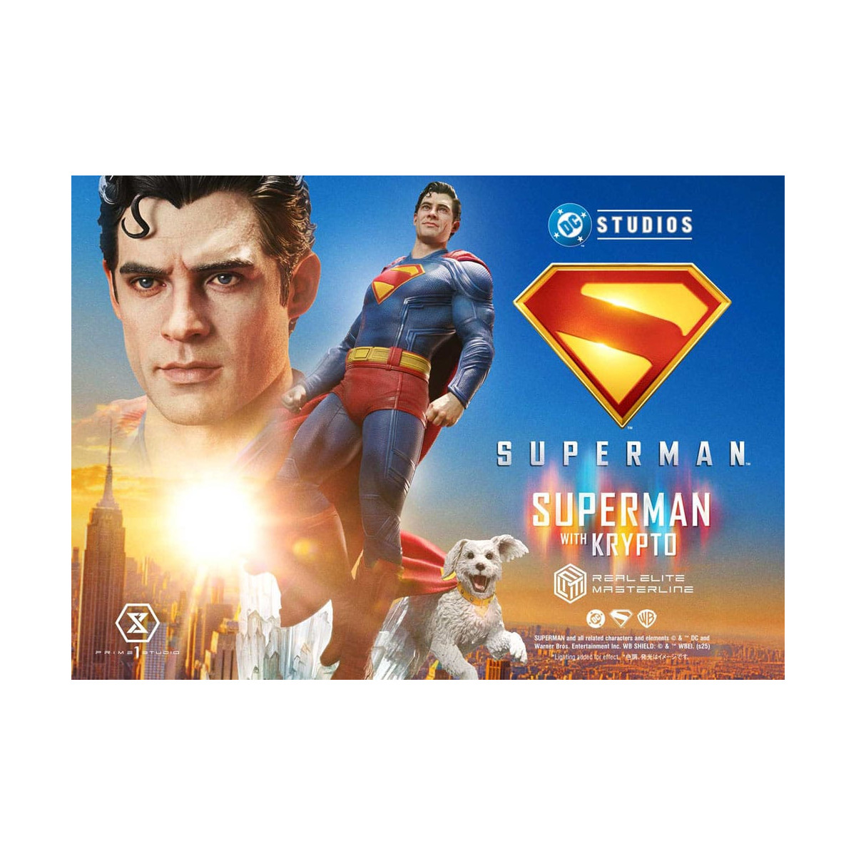 Prime 1 Studio - Superman with Krypto Bonus Version - Real Elite Masterline Series 1/3