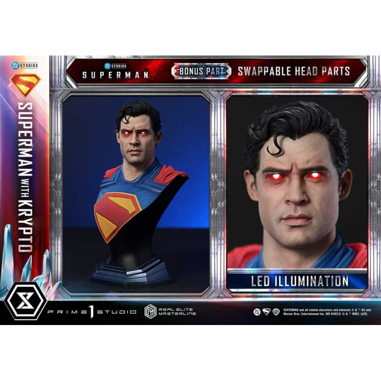 Prime 1 Studio - Superman with Krypto Bonus Version - Real Elite Masterline Series 1/3