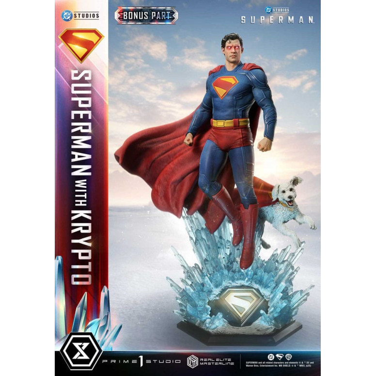 Prime 1 Studio - Superman with Krypto Bonus Version - Real Elite Masterline Series 1/3
