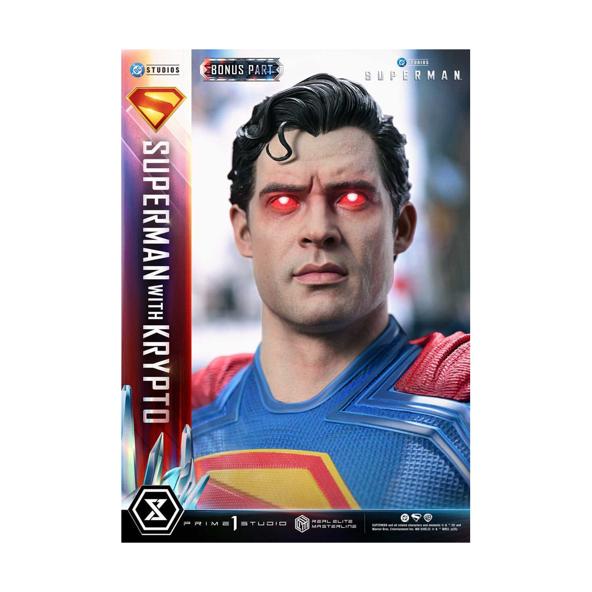 Prime 1 Studio - Superman with Krypto Bonus Version - Real Elite Masterline Series 1/3