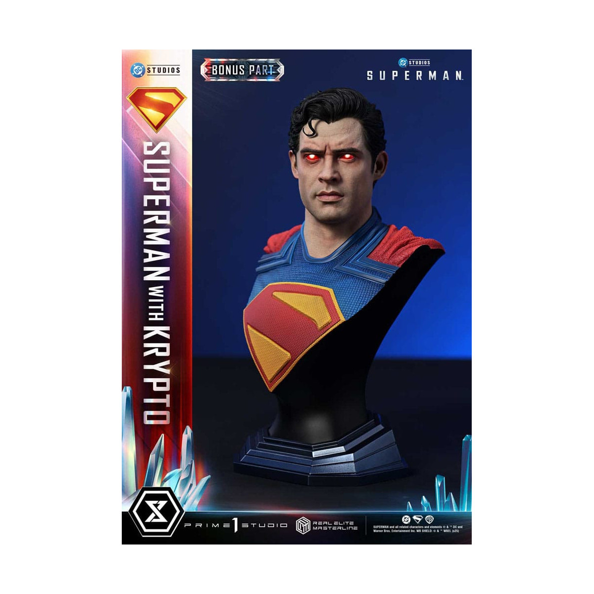 Prime 1 Studio - Superman with Krypto Bonus Version - Real Elite Masterline Series 1/3