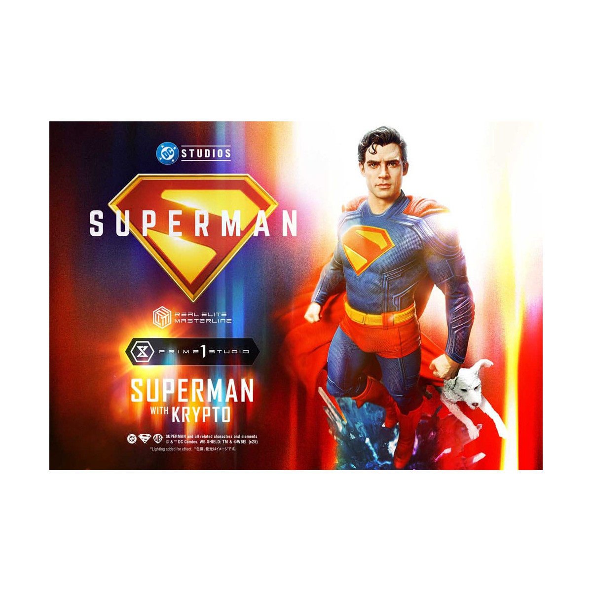 Prime 1 Studio - Superman with Krypto Bonus Version - Real Elite Masterline Series 1/3