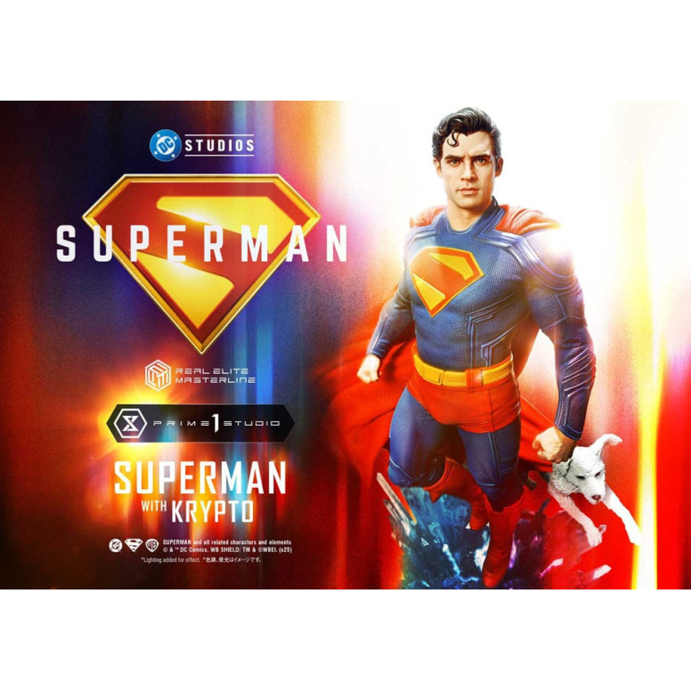 Prime 1 Studio - Superman with Krypto Bonus Version - Real Elite Masterline Series 1/3