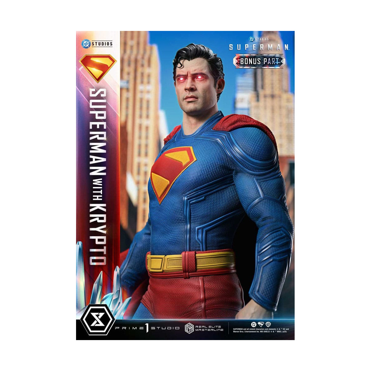Prime 1 Studio - Superman with Krypto Bonus Version - Real Elite Masterline Series 1/3