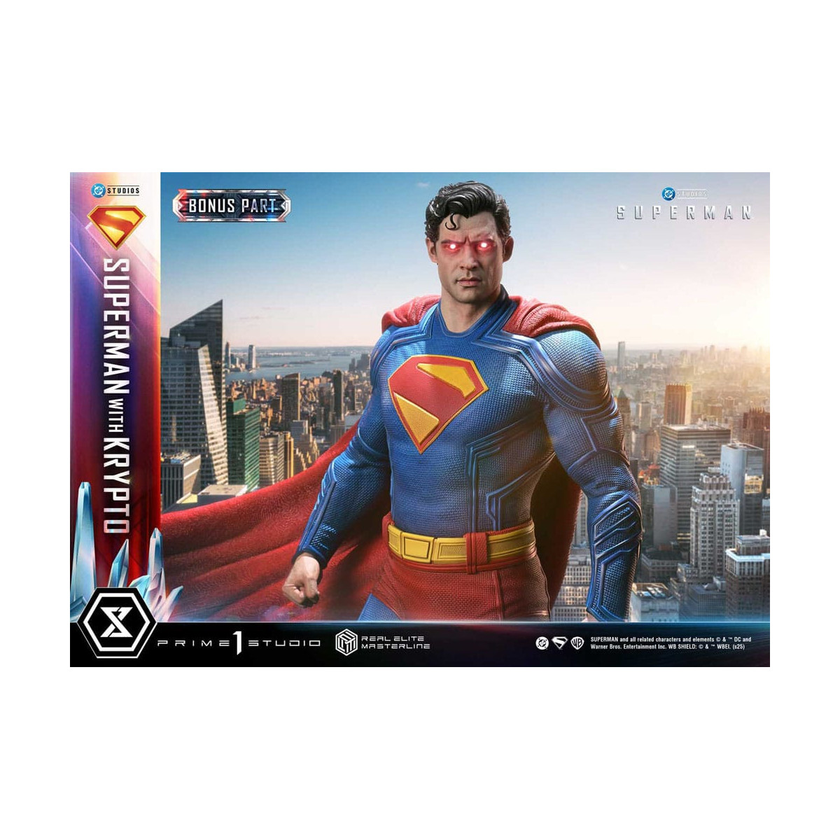 Prime 1 Studio - Superman with Krypto Bonus Version - Real Elite Masterline Series 1/3