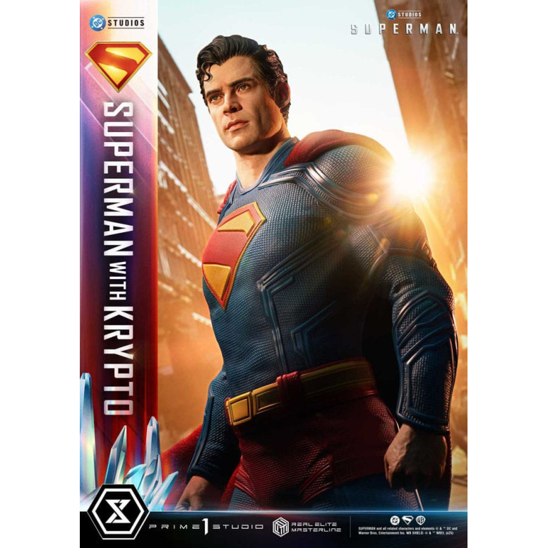 Prime 1 Studio - Superman with Krypto Bonus Version - Real Elite Masterline Series 1/3