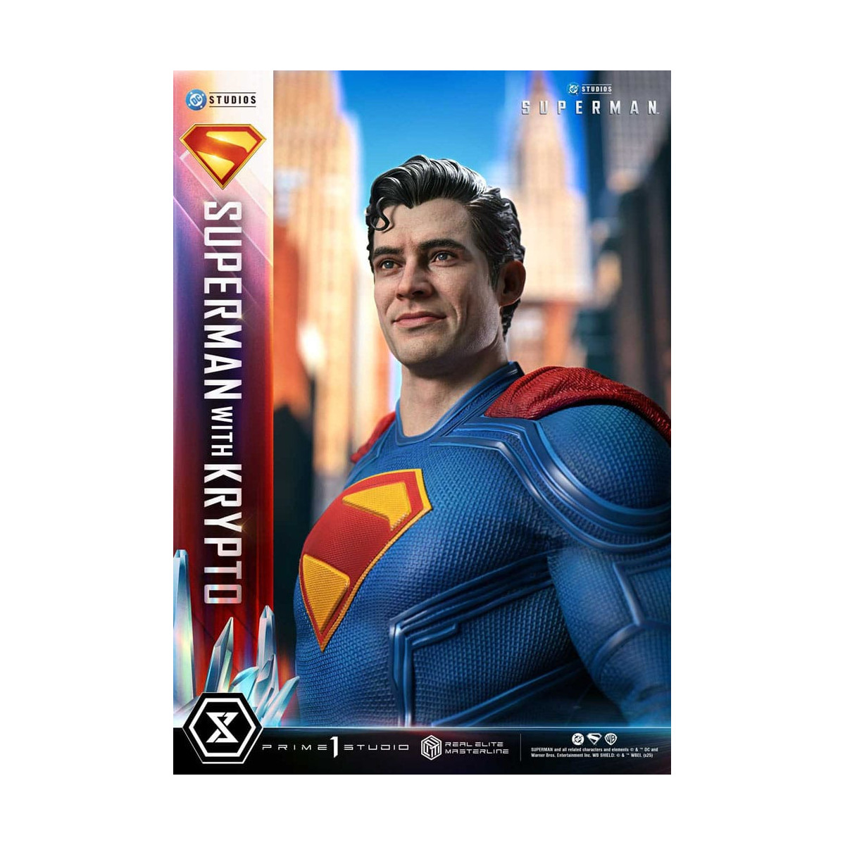 Prime 1 Studio - Superman with Krypto Bonus Version - Real Elite Masterline Series 1/3