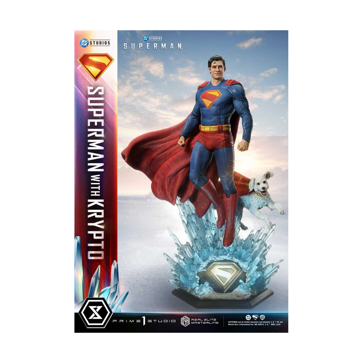 Prime 1 Studio - Superman with Krypto Bonus Version - Real Elite Masterline Series 1/3