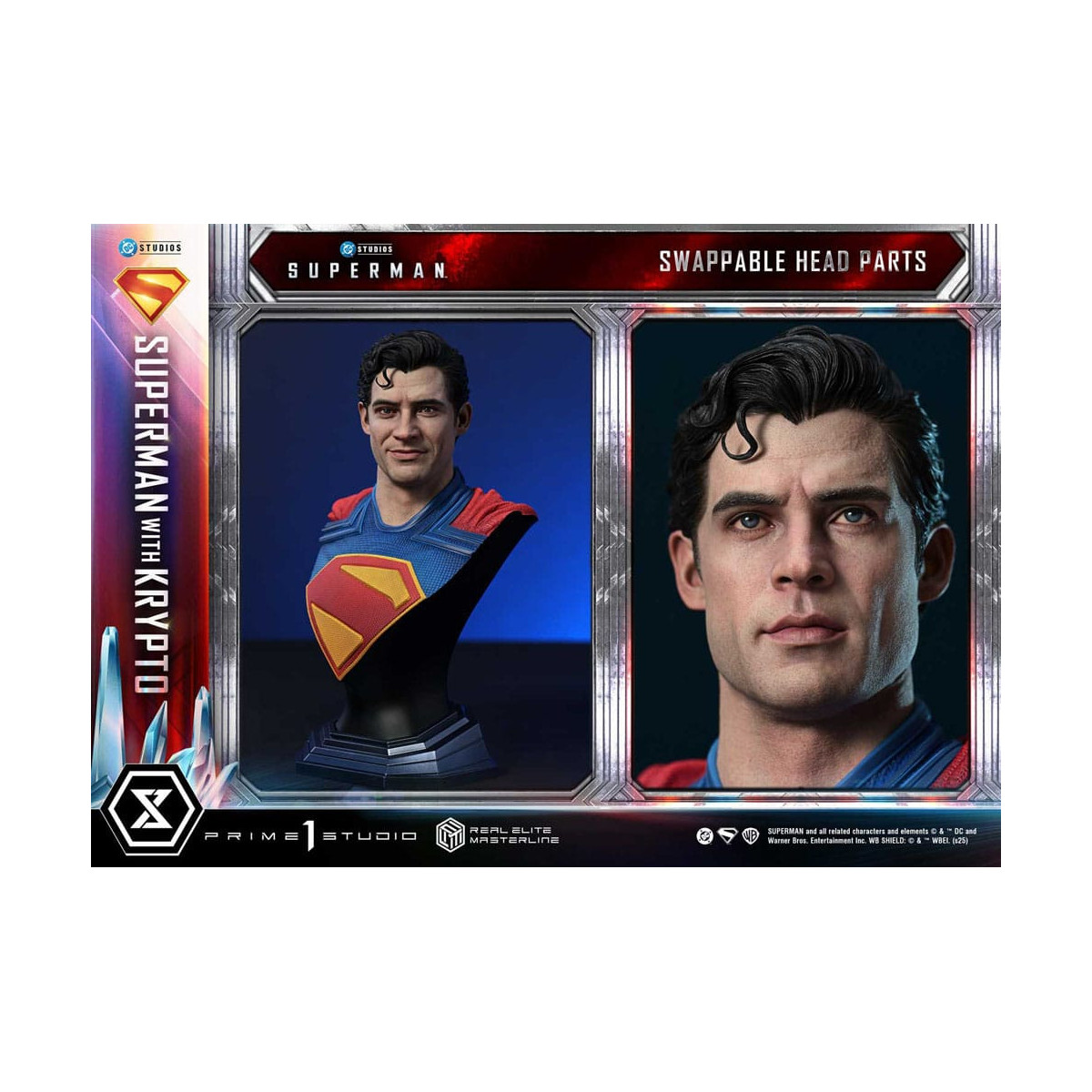 Prime 1 Studio - Superman with Krypto Bonus Version - Real Elite Masterline Series 1/3