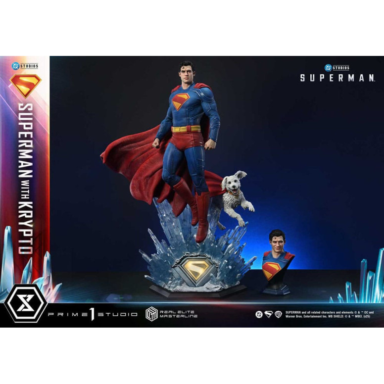 Prime 1 Studio - Superman with Krypto Bonus Version - Real Elite Masterline Series 1/3
