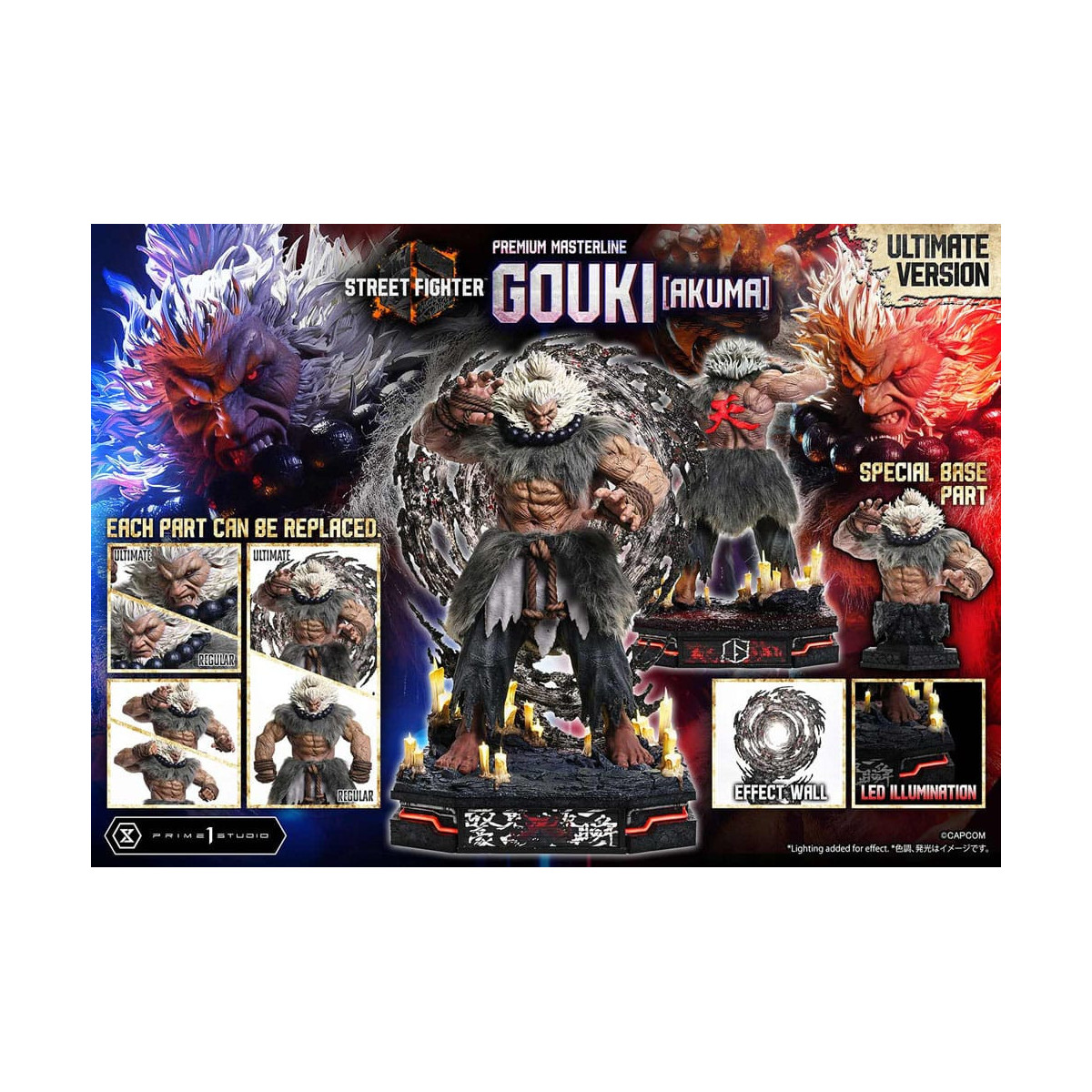 Prime 1 Studio - Street Fighter 6 - Akuma Ultimate Version Premium Masterline Series 1/4