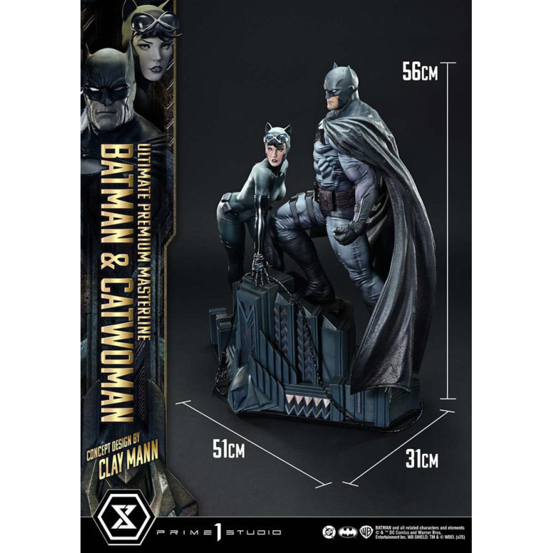 Prime 1 Studio - Batman & Catwoman (Concept Design by Clay Mann) - Ultimate Premium Masterline Series 1/4