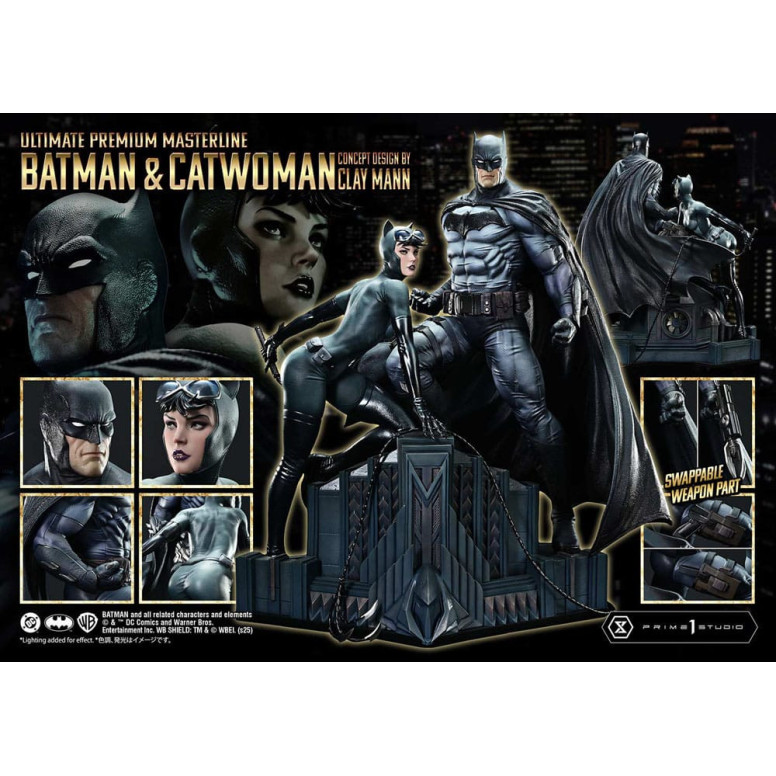Prime 1 Studio - Batman & Catwoman (Concept Design by Clay Mann) - Ultimate Premium Masterline Series 1/4