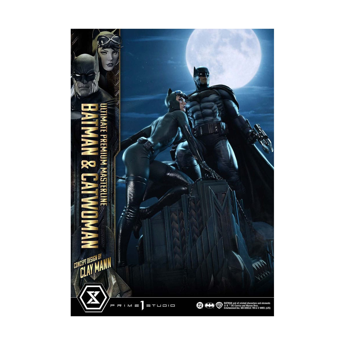 Prime 1 Studio - Batman & Catwoman (Concept Design by Clay Mann) - Ultimate Premium Masterline Series 1/4