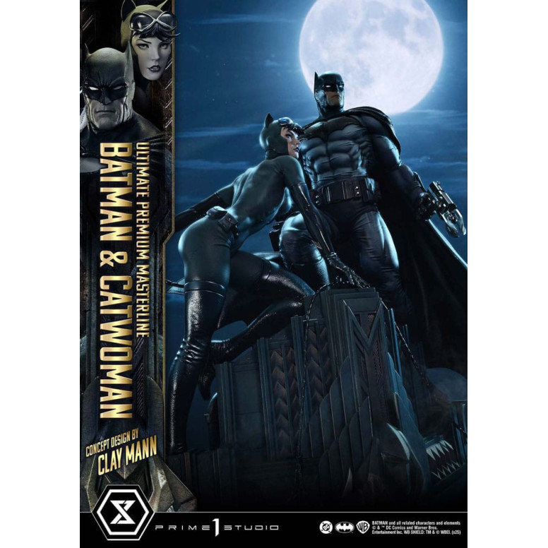 Prime 1 Studio - Batman & Catwoman (Concept Design by Clay Mann) - Ultimate Premium Masterline Series 1/4