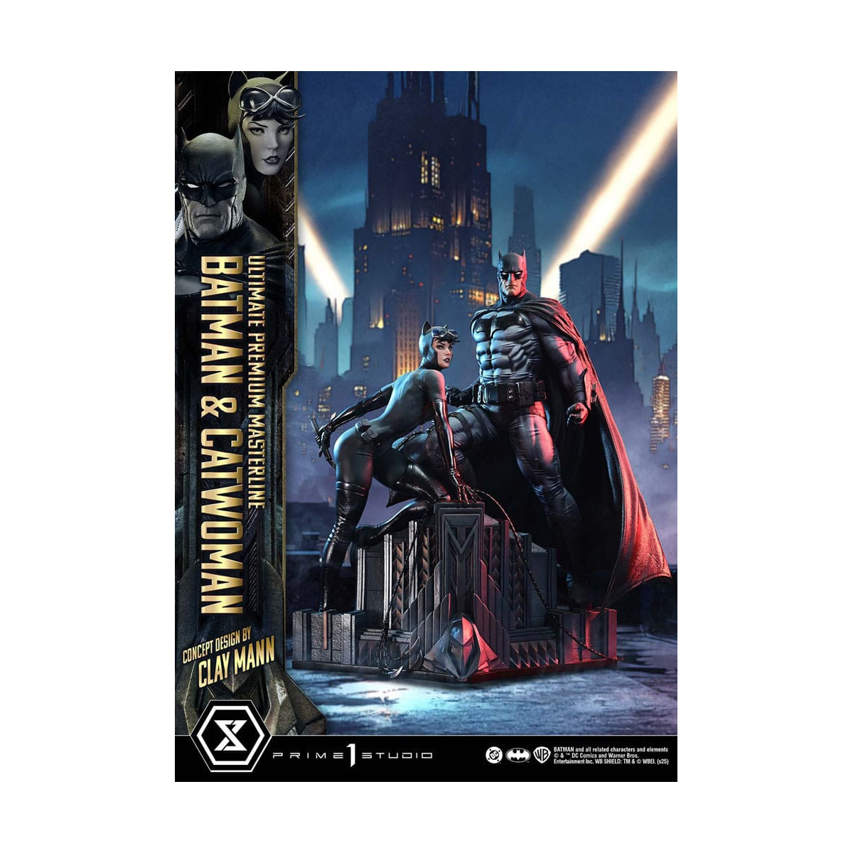 Prime 1 Studio - Batman & Catwoman (Concept Design by Clay Mann) - Ultimate Premium Masterline Series 1/4