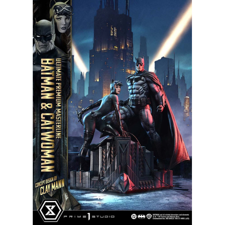 Prime 1 Studio - Batman & Catwoman (Concept Design by Clay Mann) - Ultimate Premium Masterline Series 1/4