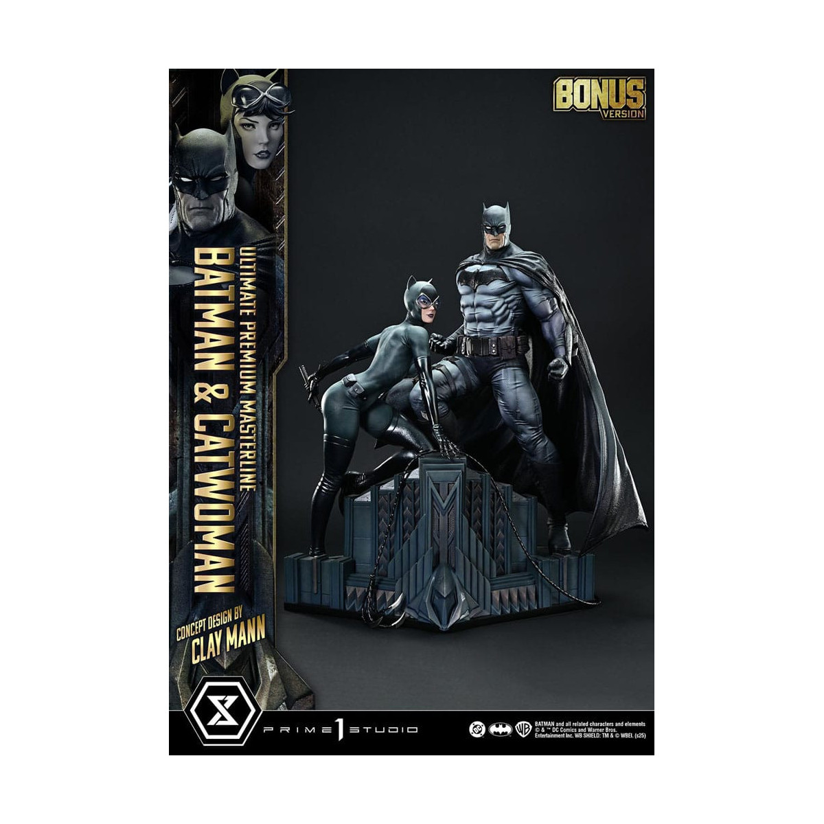 Prime 1 Studio - Batman & Catwoman (Concept Design by Clay Mann) Bonus Version - Ultimate Premium Masterline Series 1/4
