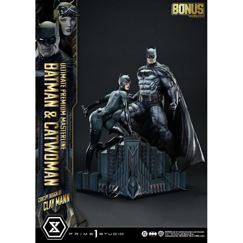 Prime 1 Studio - Batman & Catwoman (Concept Design by Clay Mann) Bonus Version - Ultimate Premium Masterline Series 1/4