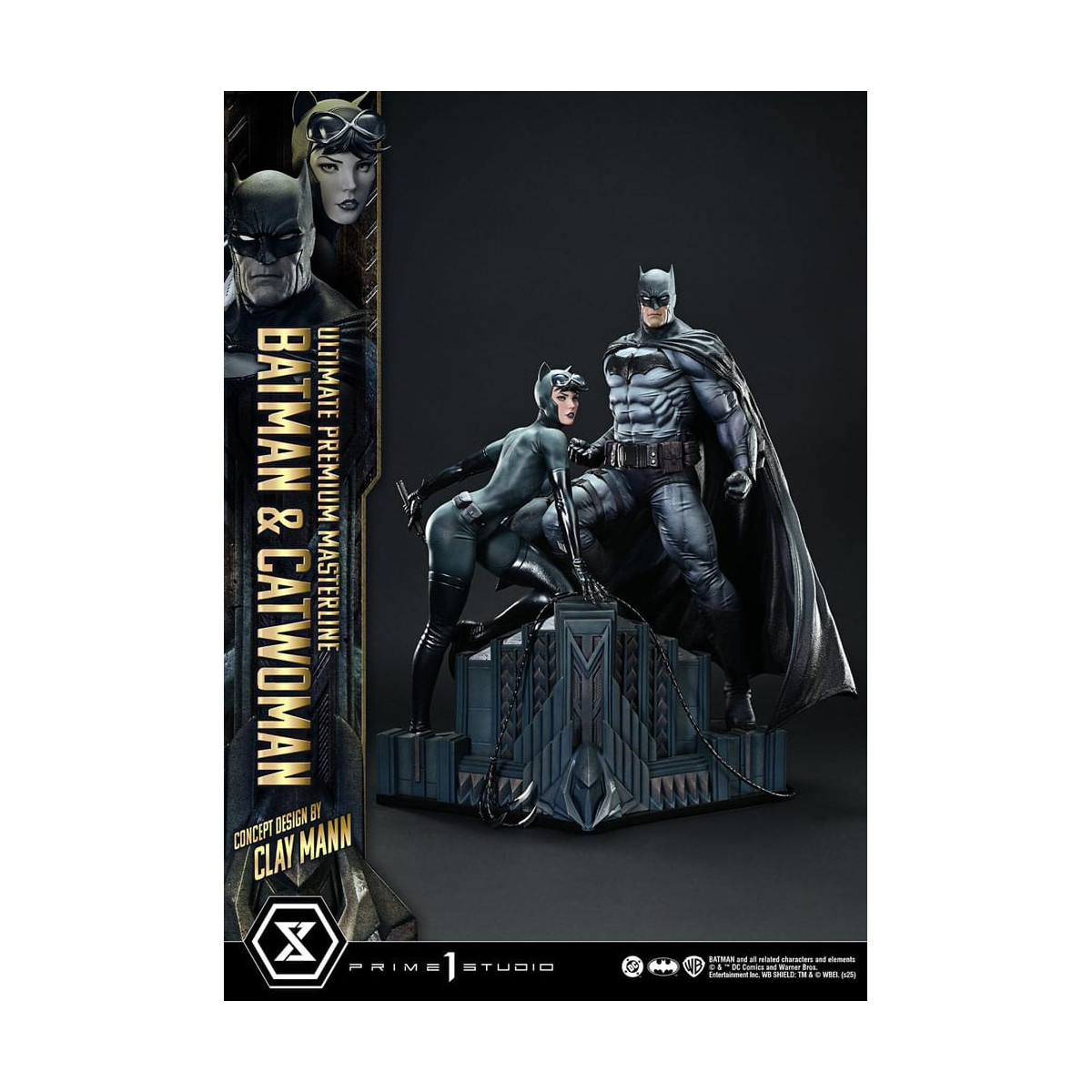 Prime 1 Studio - Batman & Catwoman (Concept Design by Clay Mann) Bonus Version - Ultimate Premium Masterline Series 1/4