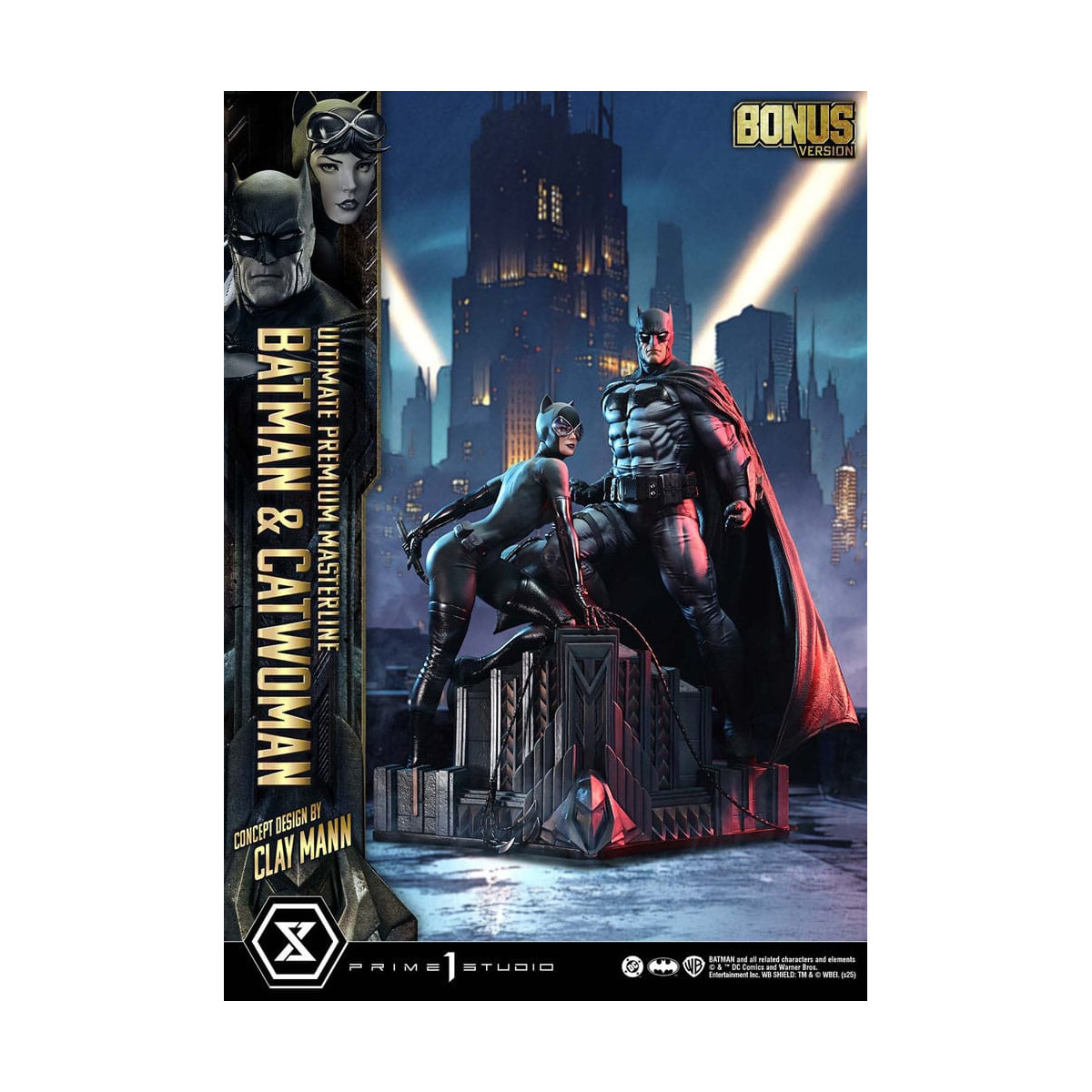 Prime 1 Studio - Batman & Catwoman (Concept Design by Clay Mann) Bonus Version - Ultimate Premium Masterline Series 1/4