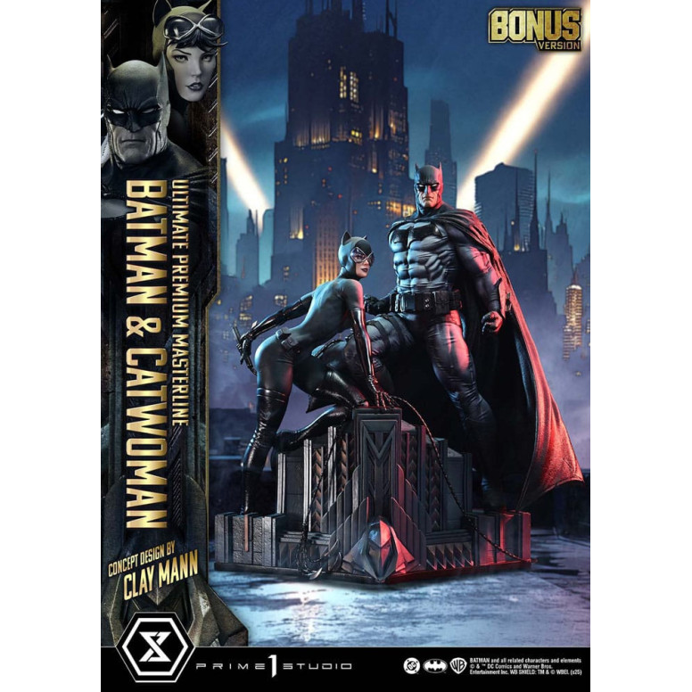 Prime 1 Studio - Batman & Catwoman (Concept Design by Clay Mann) Bonus Version - Ultimate Premium Masterline Series 1/4