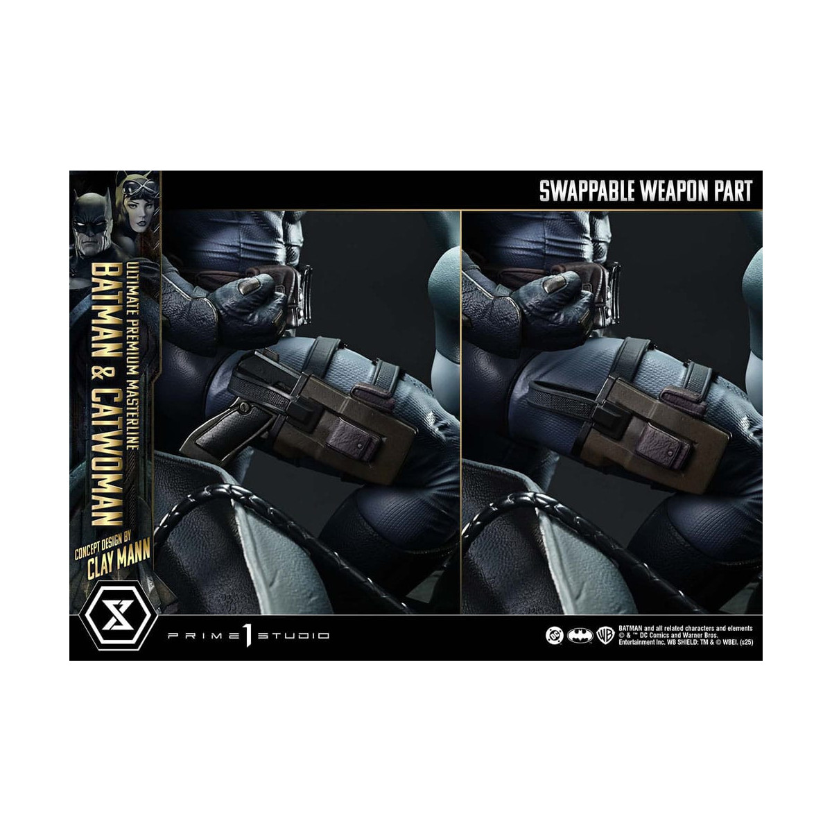Prime 1 Studio - Batman & Catwoman (Concept Design by Clay Mann) Bonus Version - Ultimate Premium Masterline Series 1/4