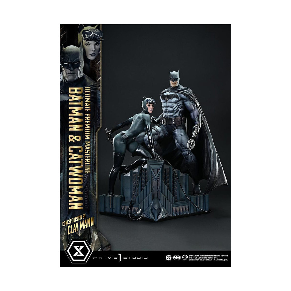 Prime 1 Studio - Batman & Catwoman (Concept Design by Clay Mann) Bonus Version - Ultimate Premium Masterline Series 1/4