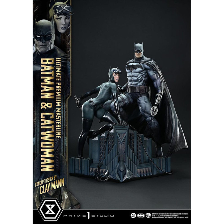 Prime 1 Studio - Batman & Catwoman (Concept Design by Clay Mann) Bonus Version - Ultimate Premium Masterline Series 1/4