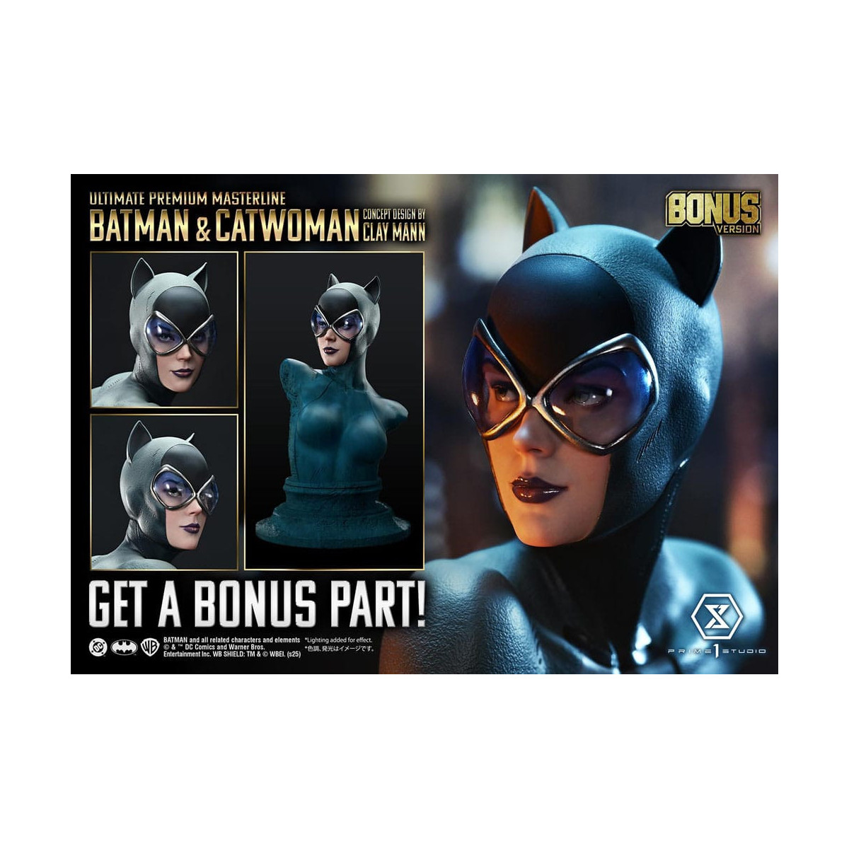 Prime 1 Studio - Batman & Catwoman (Concept Design by Clay Mann) Bonus Version - Ultimate Premium Masterline Series 1/4
