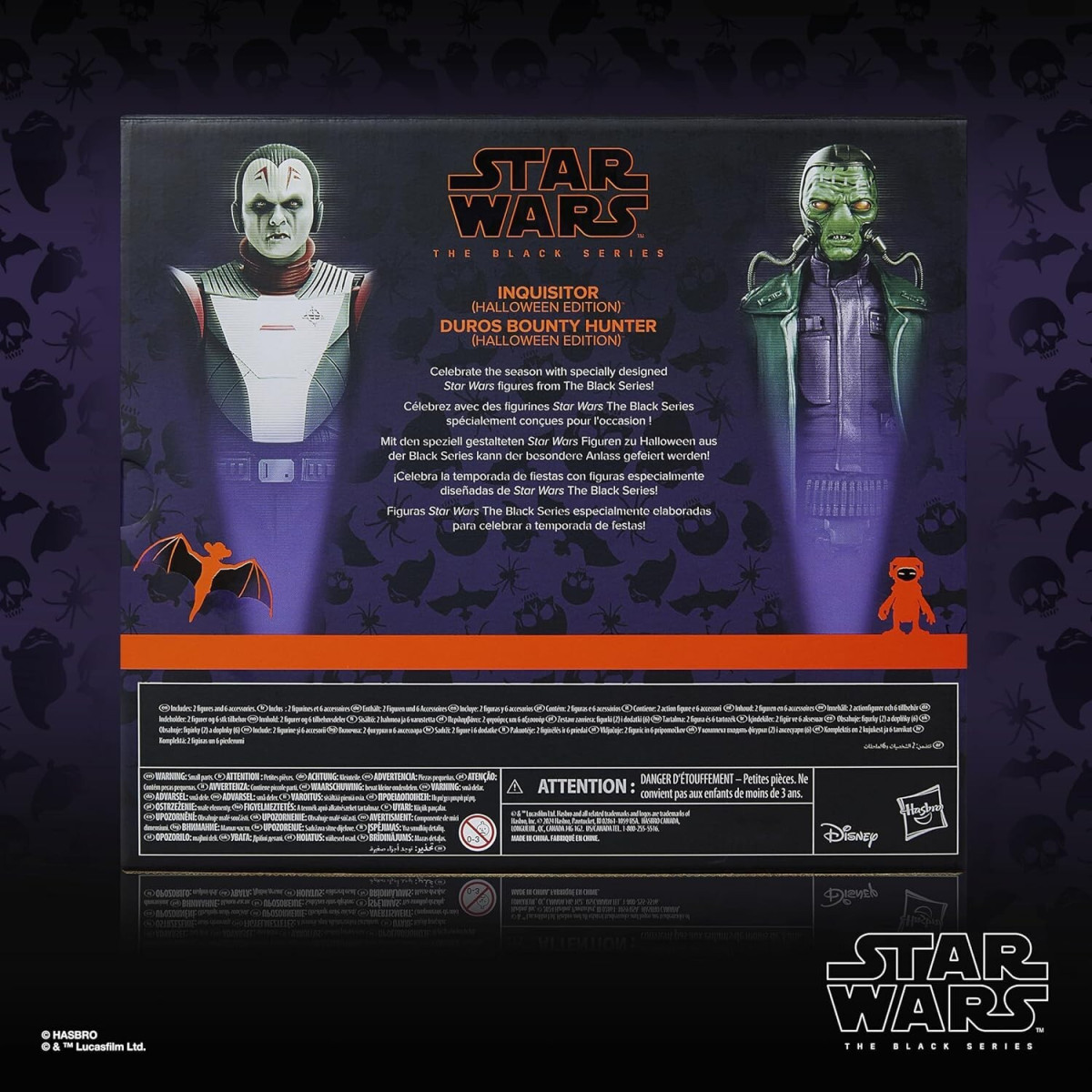 Hasbro Star Wars The Black Series - Inquisitor & Duros Bounty Hunter Halloween 2-Pack