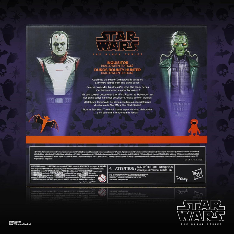 Hasbro Star Wars The Black Series - Inquisitor & Duros Bounty Hunter Halloween 2-Pack
