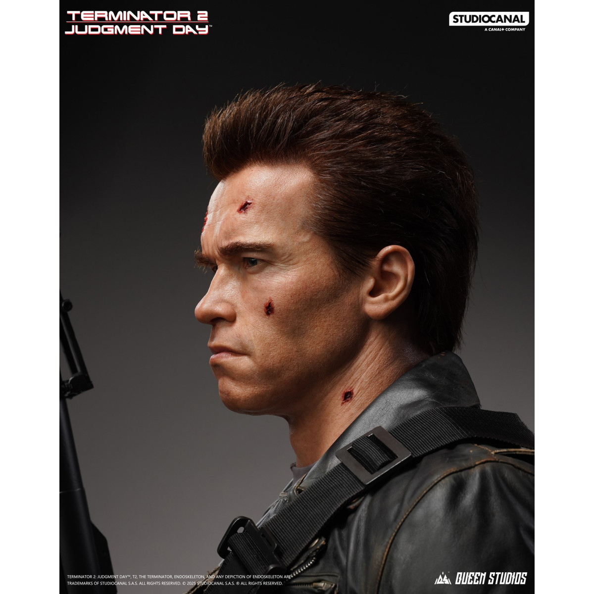 Queen Studios - T-800 Battle Damaged Life-Size Bust - The Terminator 2