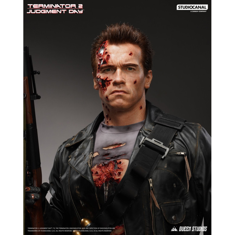 Queen Studios - T-800 Battle Damaged Life-Size Bust - The Terminator 2