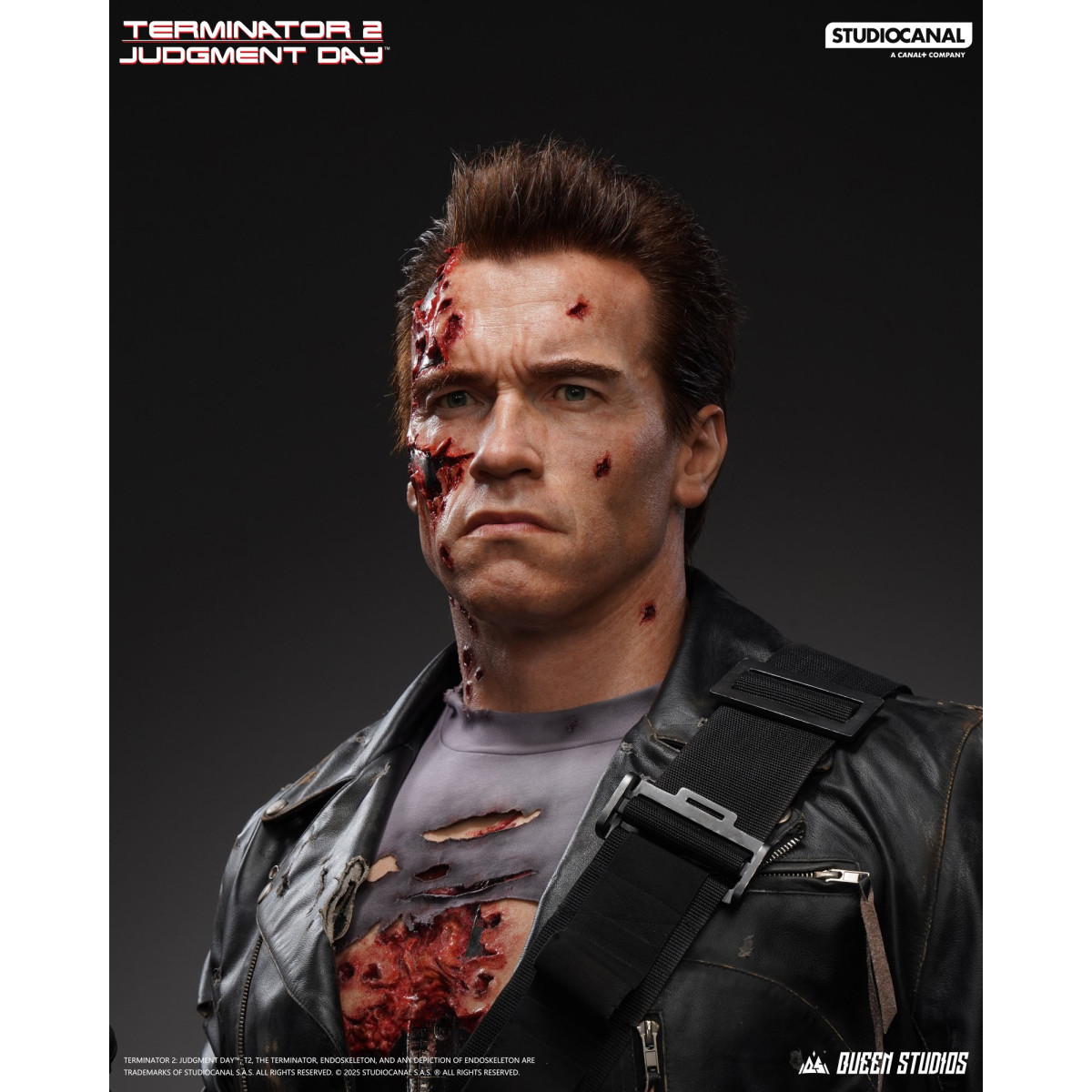 Queen Studios - T-800 Battle Damaged Life-Size Bust - The Terminator 2